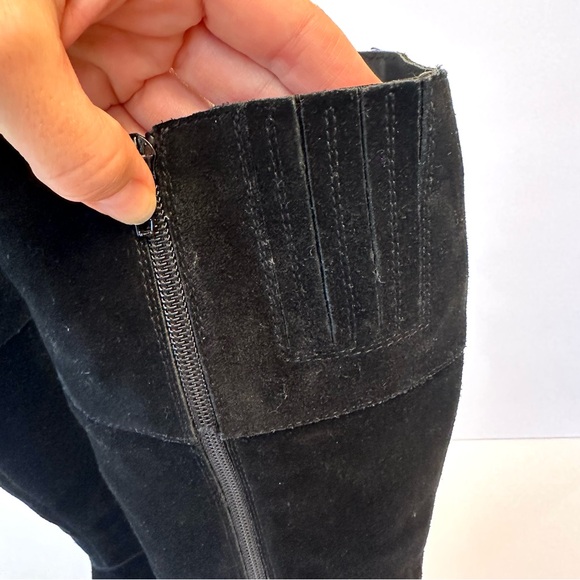Crown Vintage black suede tall Unicorn boots, size 8.5 - Picture 6 of 8